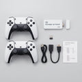 M15 Plus 2.4G Wireless Retro Game Stick — 64GB, Dual Controllers, HDMI Output