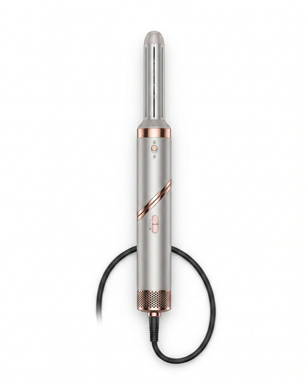 Premium Foldable Hair Dryer & Multi-Styler Set with Curling, Brush, Diffuser and Concentrator Attachments