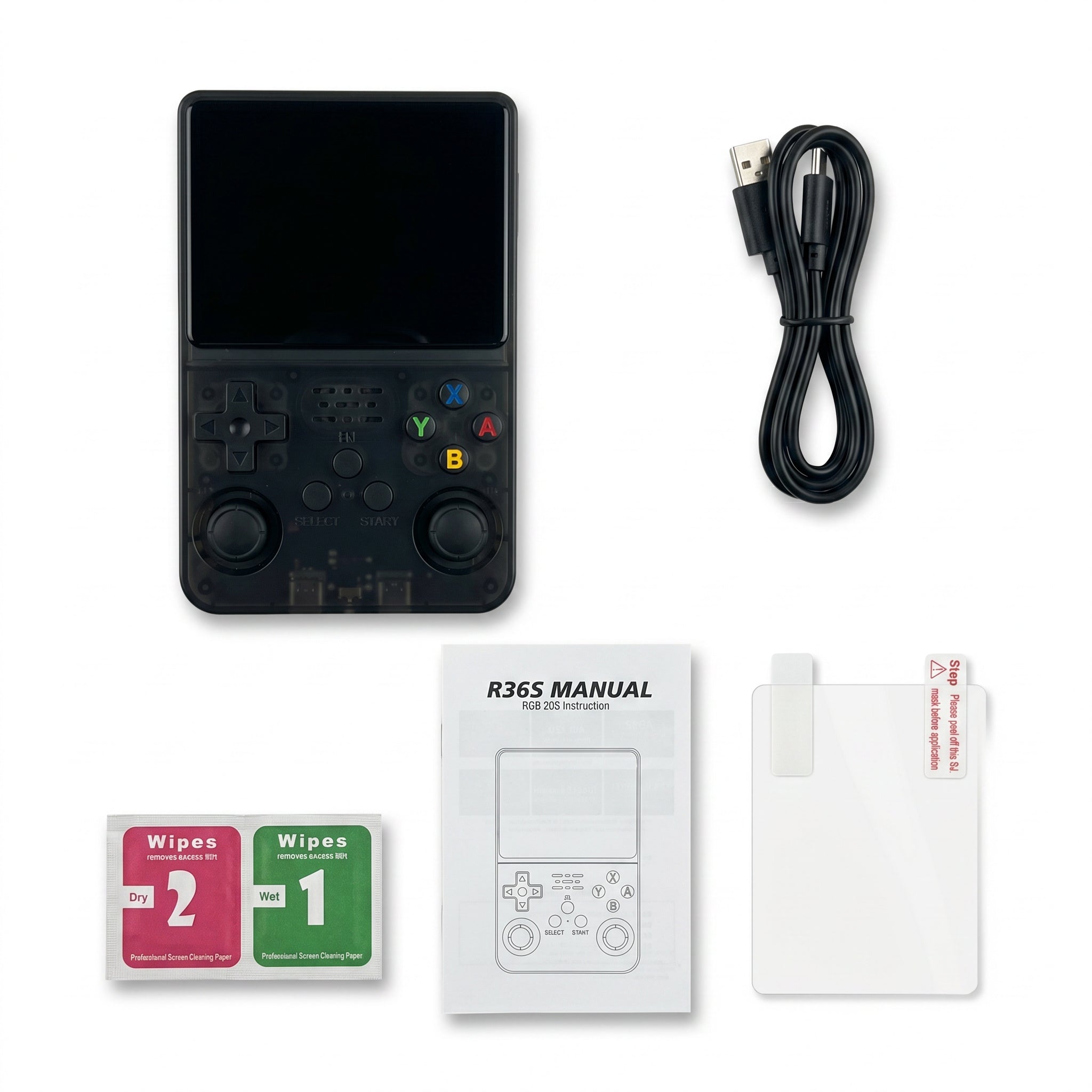 R36S 3.5" IPS Handheld Retro Game Console 20,000+ Games Portable Player