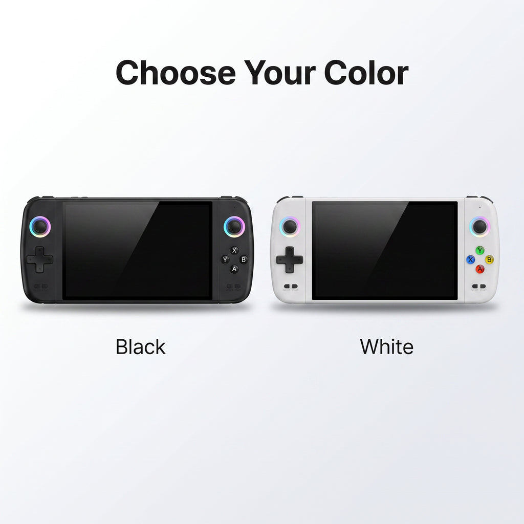 M27 Retro Handheld Game Console – 7-Inch Display with RGB Joysticks