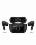 A9 Pro AI Translation Wireless Earbuds with Touchscreen Case, ANC/ENC – Black or White