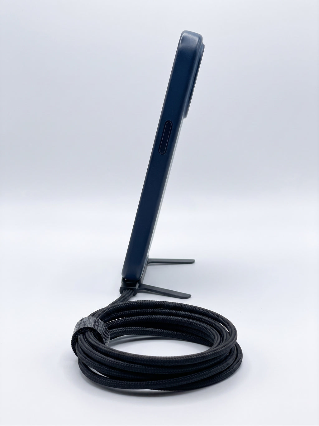 240W USB-C Fast Charging Cable with Foldable Phone Stand