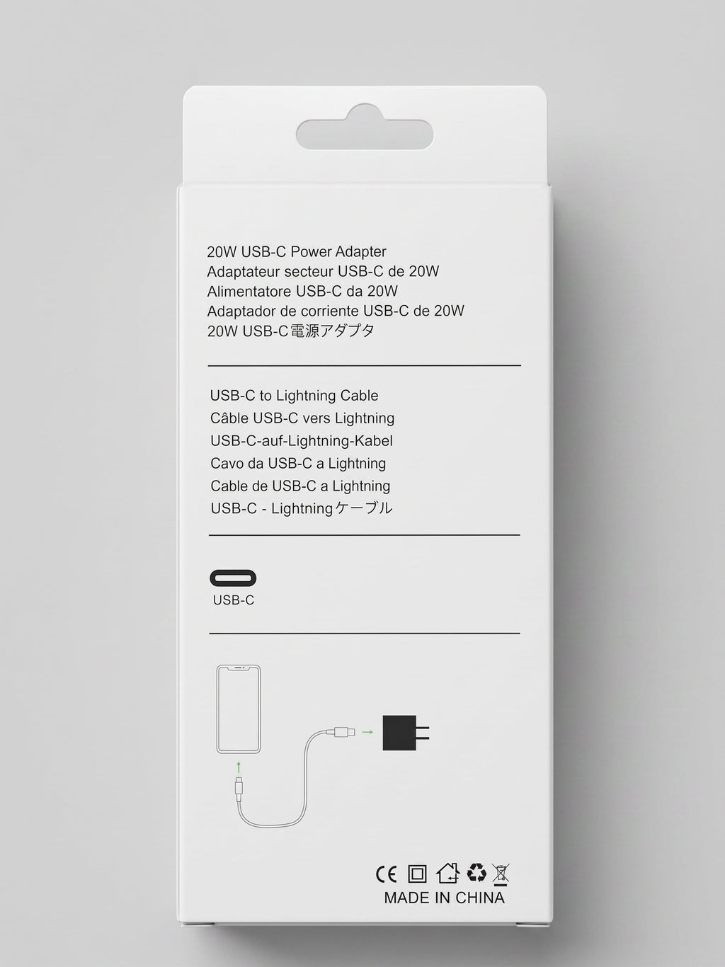 20W USB-C Fast Charger Kit| USB-C Cable Included (This is NOT Apple)