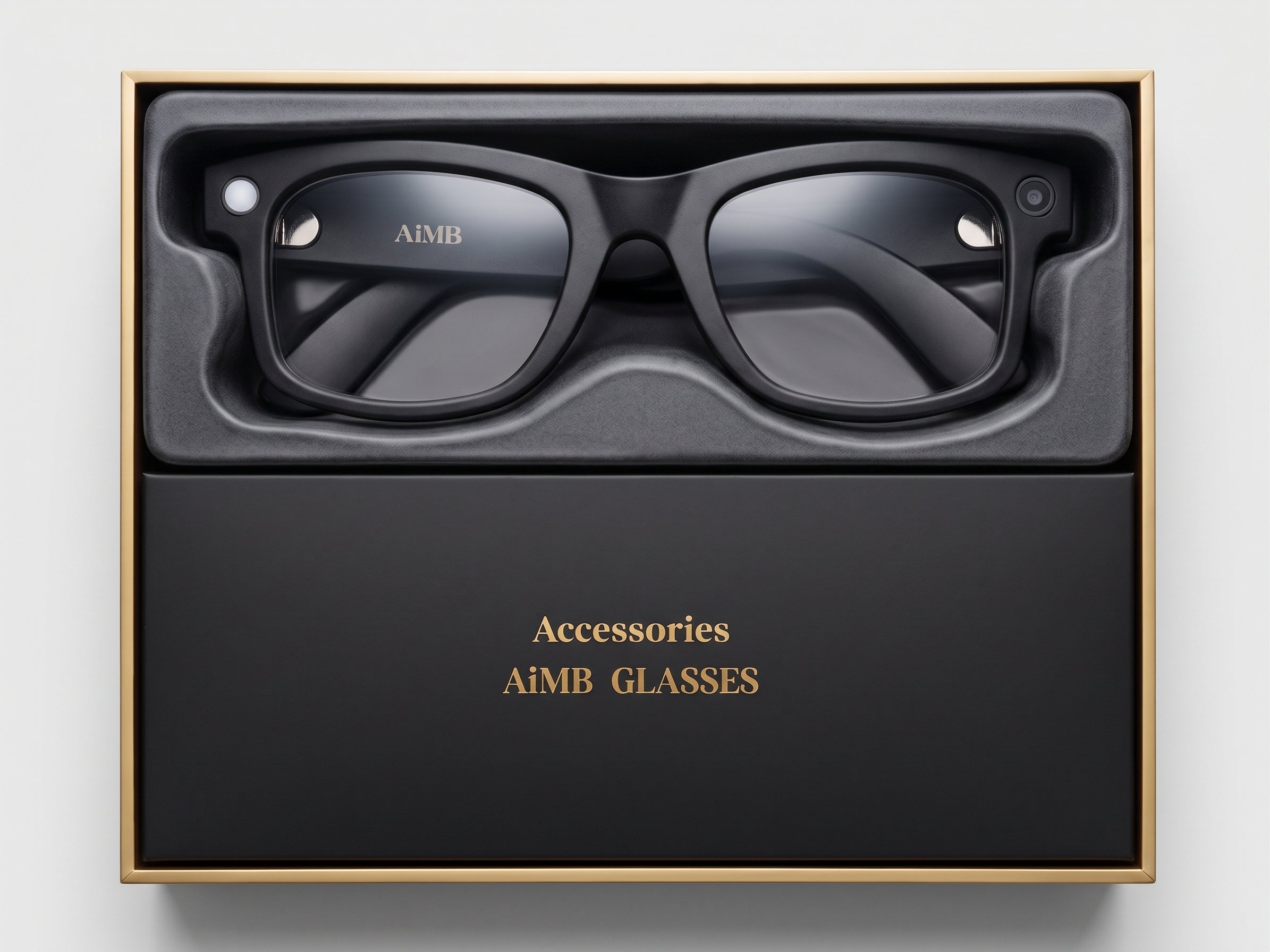 S2 Max Smart Glasses with Built-In Camera & 3 Lens Options