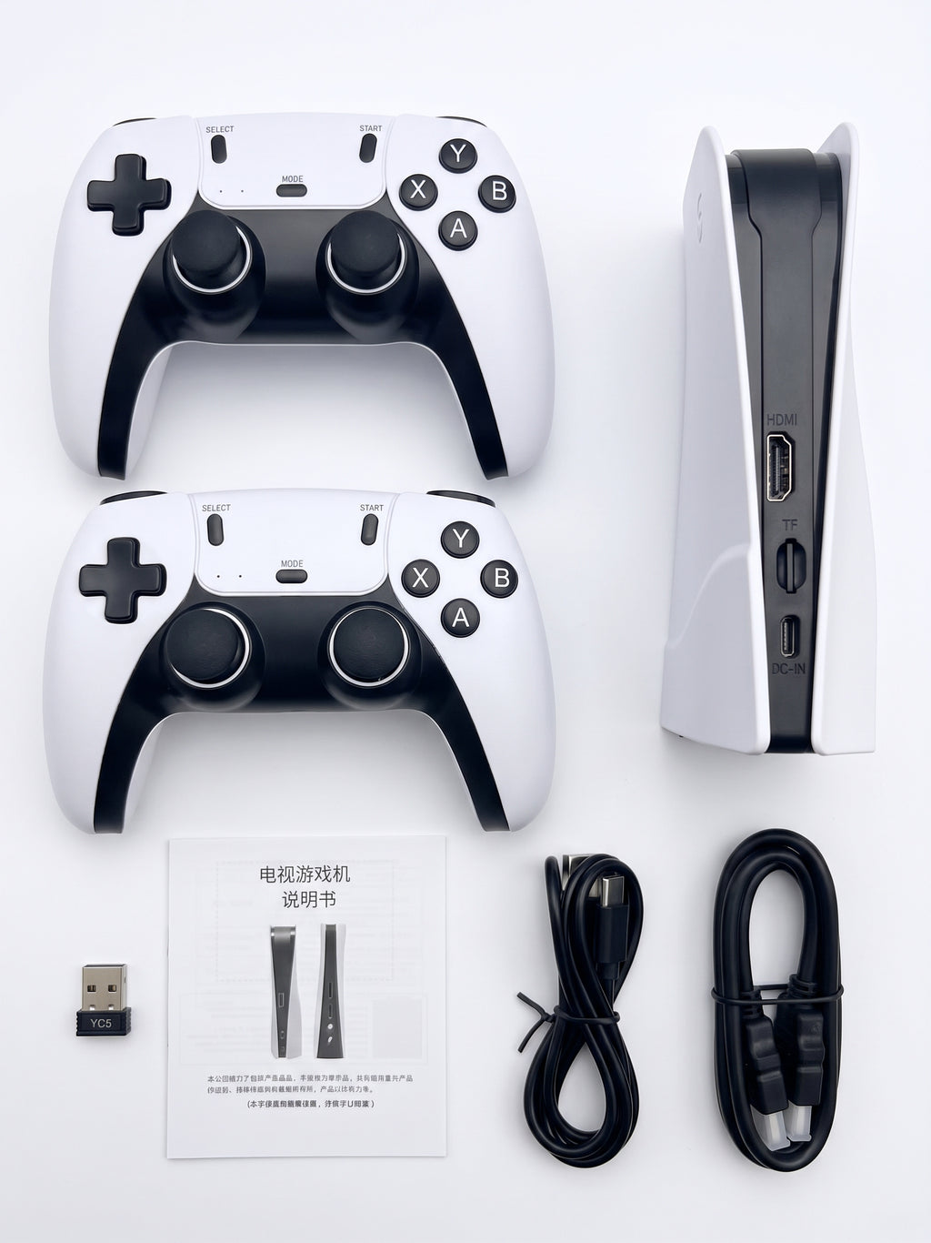 RS5 / Q10 SE 64GB Wireless Retro TV Game Console – 4K HDMI Output, 2.4G Controllers, 30,000+ Games