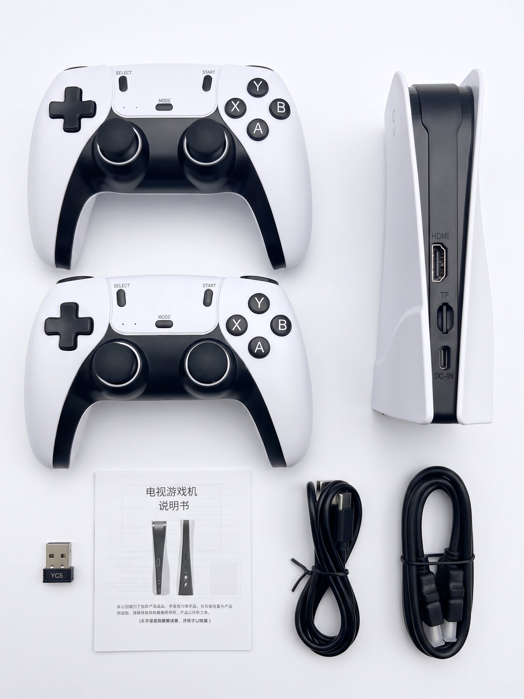RS5 / Q10 SE 64GB Wireless Retro TV Game Console – 4K HDMI Output, 2.4G Controllers, 30,000+ Games