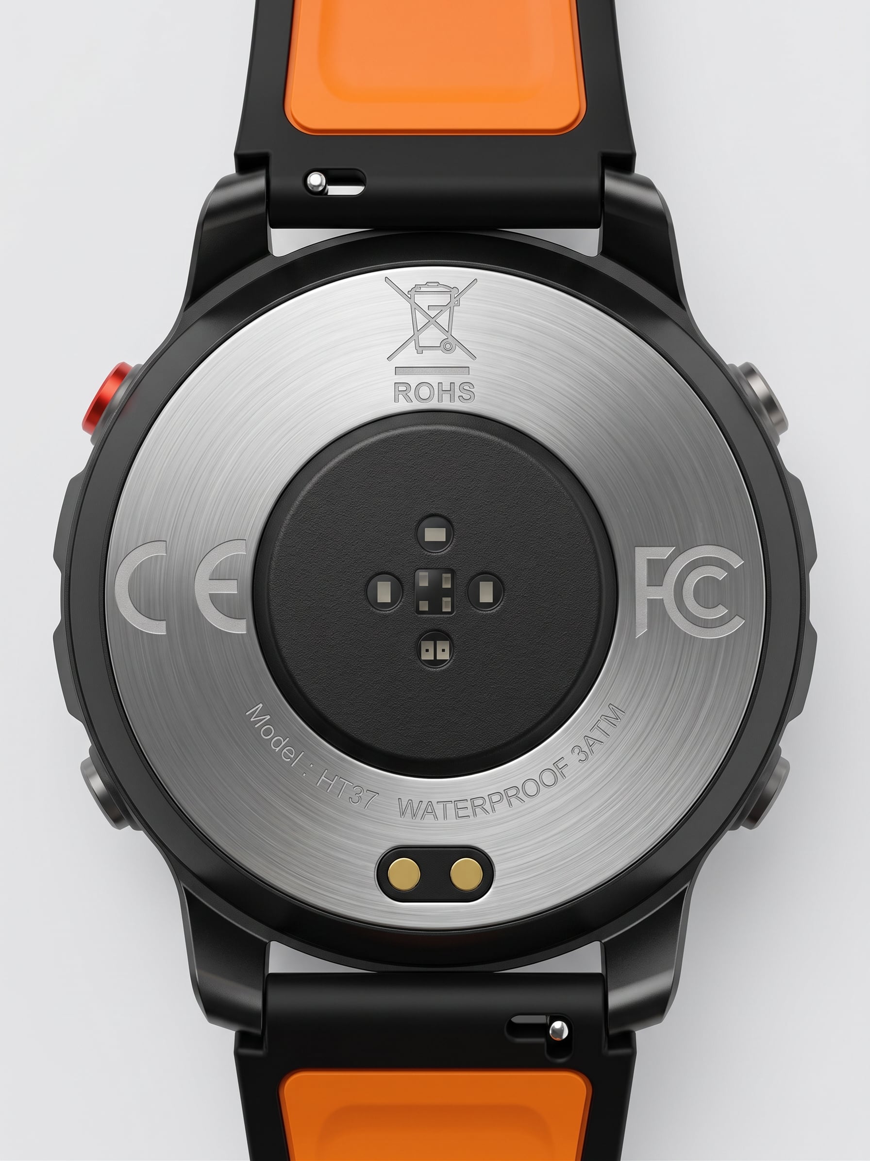 HT31 Rugged Smart Watch – Outdoor Style Fitness Watch with Flashlight & 3ATM Water Resistance