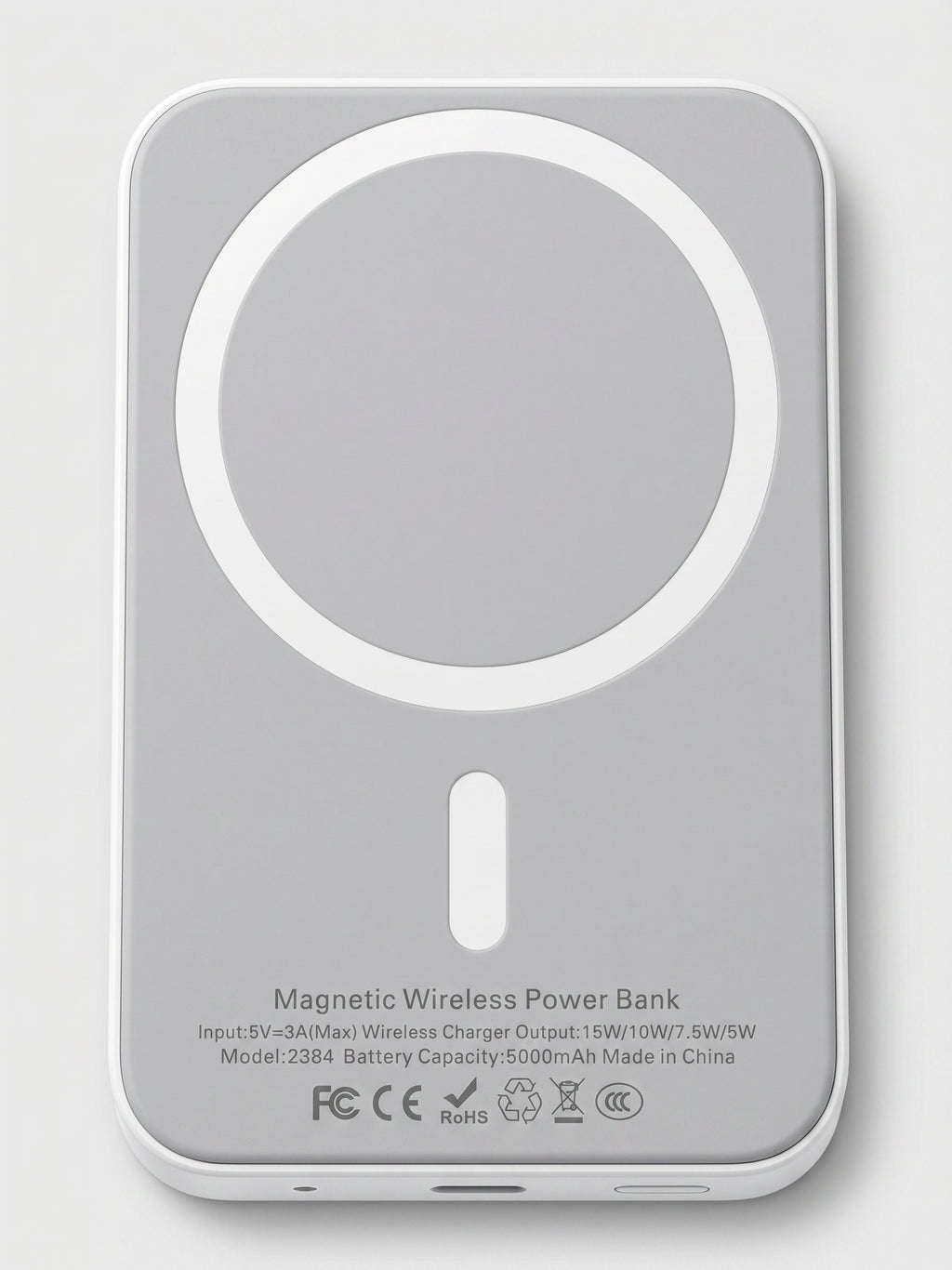Magnetic Wireless Power Bank – 5000mAh Portable Battery Pack for Phone