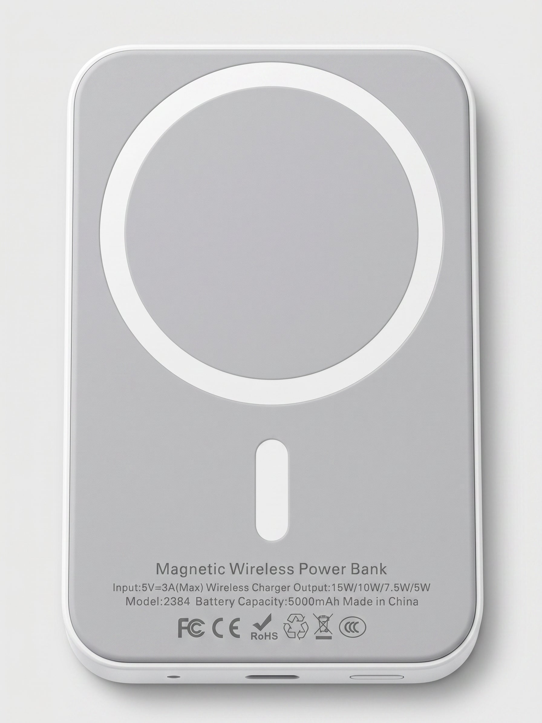 Magnetic Wireless Power Bank – 5000mAh Portable Battery Pack for Phone
